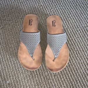 Clark’s Leather and Cork Sandals